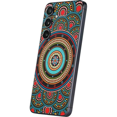 Infinite Circle Colored Galaxy S25 Skin